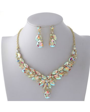 Rhinestone Necklace Set 