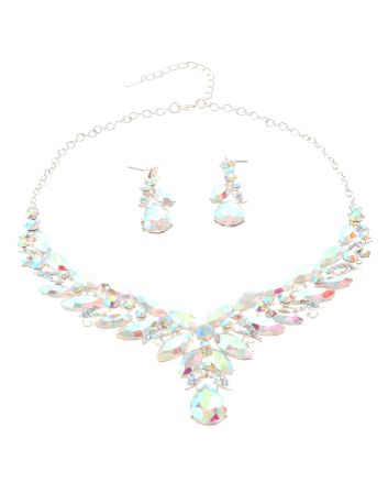Rhinestone Necklace Set 
