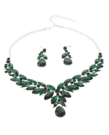 Rhinestone Necklace Set 
