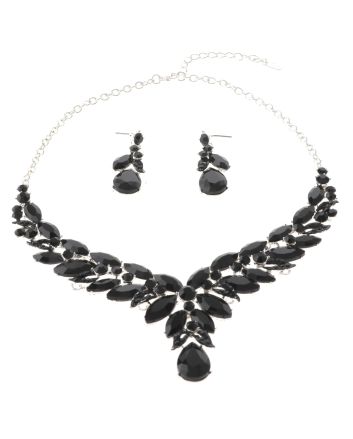 Rhinestone Necklace Set 