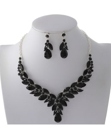 Rhinestone Necklace Set 