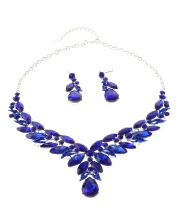 Rhinestone Necklace Set 