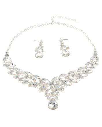 Rhinestone Necklace Set 