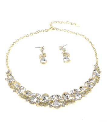 Rhinestone Necklace Set 