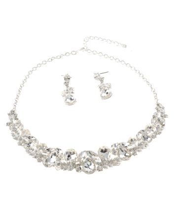 Rhinestone Necklace Set 