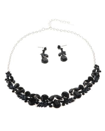 Rhinestone Necklace Set 