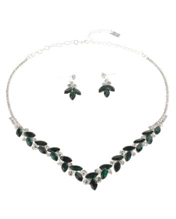 Rhinestone Necklace Set 