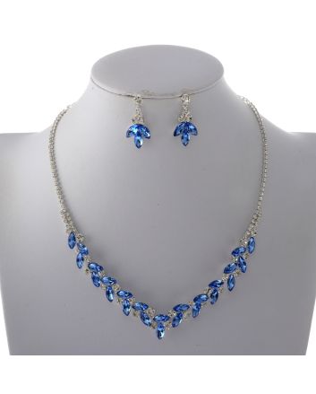 Rhinestone Necklace Set 