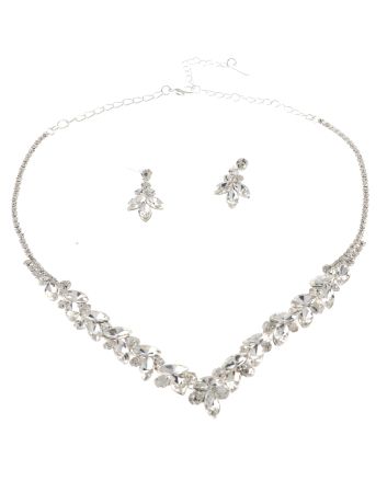Rhinestone Necklace Set 