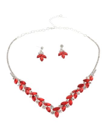Rhinestone Necklace Set 
