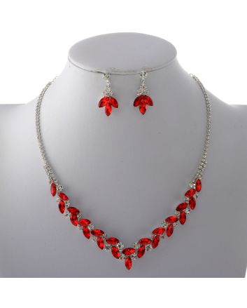 Rhinestone Necklace Set 