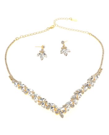 Rhinestone Necklace Set 