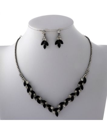 Rhinestone Necklace Set 