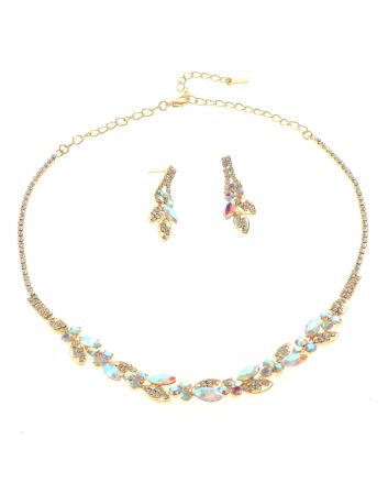 Rhinestone Necklace Set 