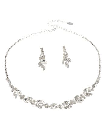 Rhinestone Necklace Set 