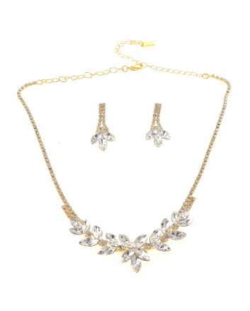 Rhinestone Necklace Set 