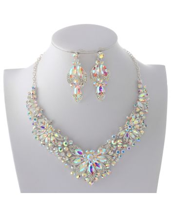 Rhinestone Necklace Set 