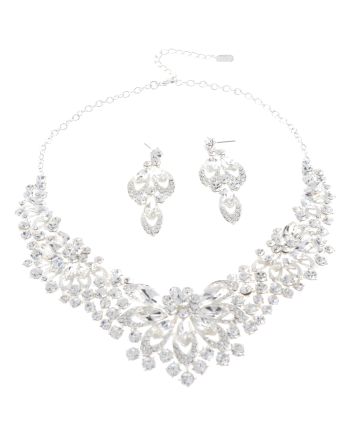 Rhinestone Necklace Set 