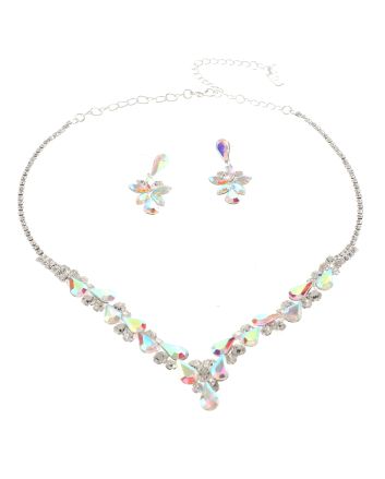 Rhinestone Necklace Set 