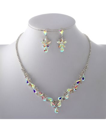 Rhinestone Necklace Set 