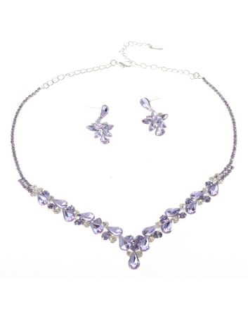 Rhinestone Necklace Set 
