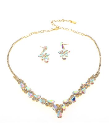 Rhinestone Necklace Set 