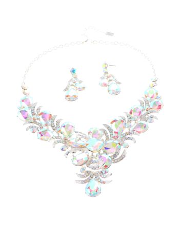 Rhinestone Necklace Set 