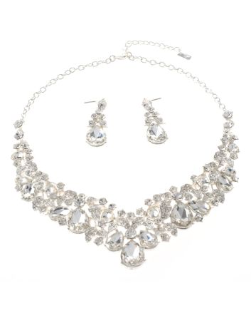 Rhinestone Necklace Set 