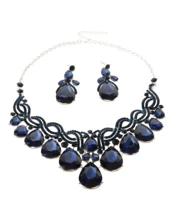 Rhinestone Necklace Set 