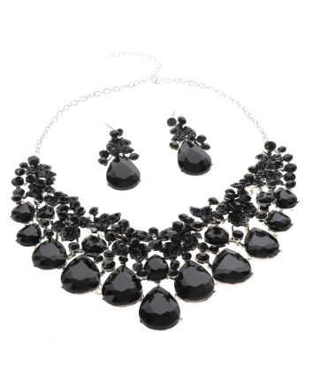 Rhinestone Necklace Set 