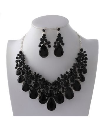 Rhinestone Necklace Set 