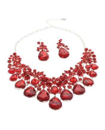 Rhinestone Necklace Set 