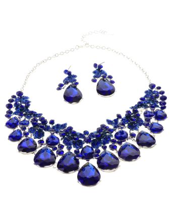 Rhinestone Necklace Set 