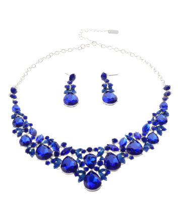 Rhinestone Necklace Set 