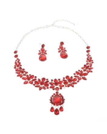 Rhinestone Necklace Set 