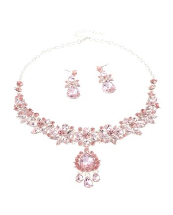 Rhinestone Necklace Set 