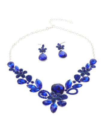 Rhinestone Necklace Set 