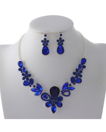 Rhinestone Necklace Set 