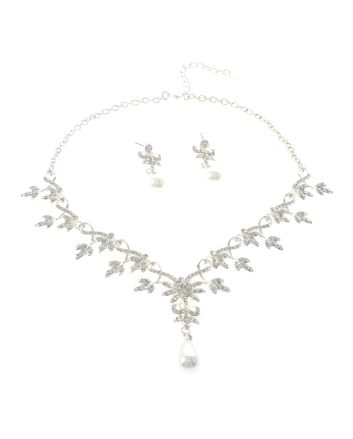 Rhinestone Necklace Set 