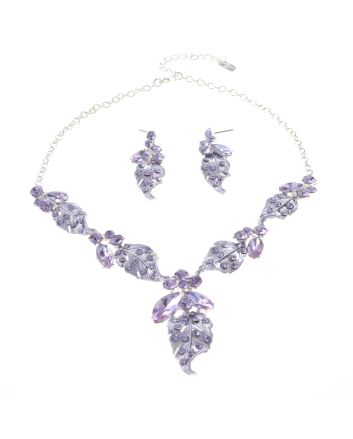 Rhinestone Necklace Set 