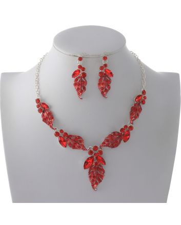 Rhinestone Necklace Set 