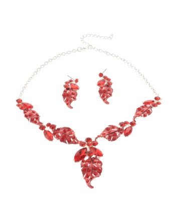 Rhinestone Necklace Set 