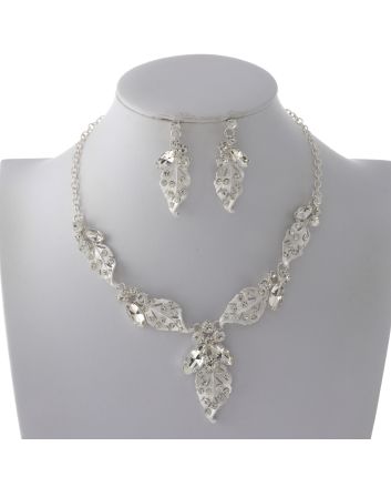 Rhinestone Necklace Set 
