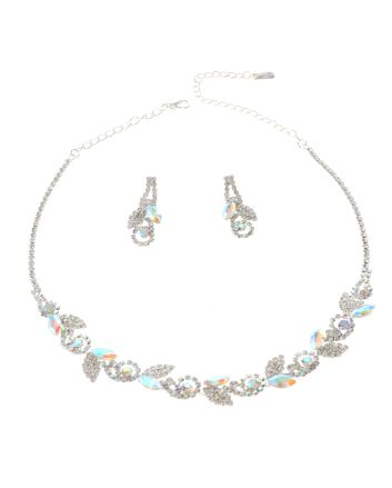 Rhinestone Necklace Set 