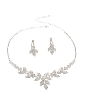 Rhinestone Necklace Set 