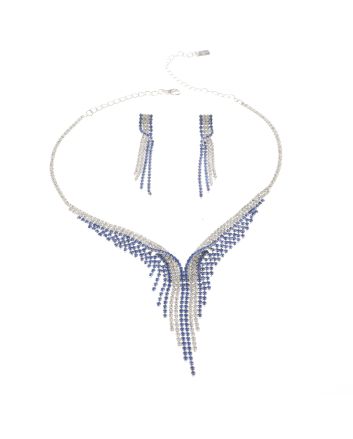 Rhinestone Necklace Set 