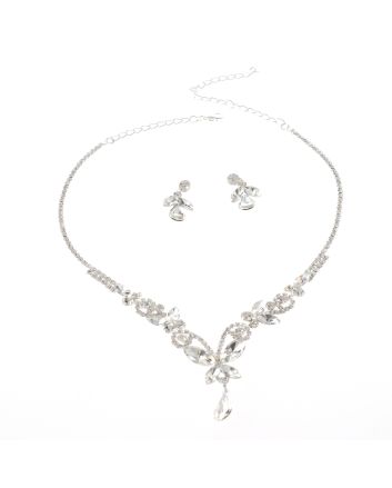 Rhinestone Necklace Set 