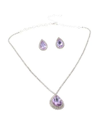 Rhinestone Necklace Set 