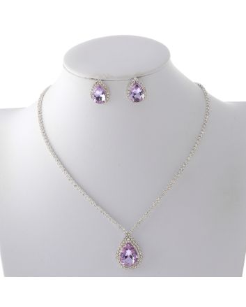 Rhinestone Necklace Set 