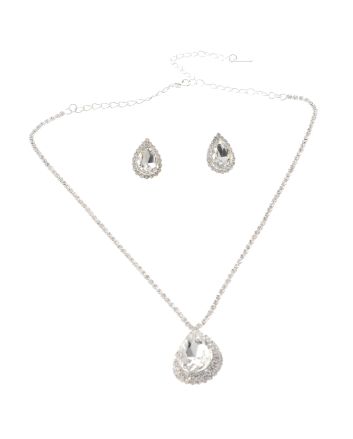 Rhinestone Necklace Set 